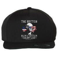The British Blew A Thirteen Colony Lead 13 1776 4th Of July Wool Snapback Cap