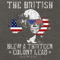 The British Blew A Thirteen Colony Lead 13 1776 4th Of July Cotton Canvas Backpack