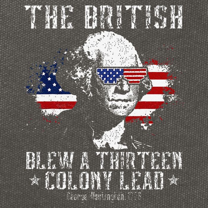 The British Blew A Thirteen Colony Lead 13 1776 4th Of July Cotton Canvas Backpack
