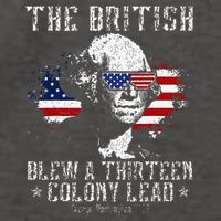 The British Blew A Thirteen Colony Lead 13 1776 4th Of July Vector Backpack