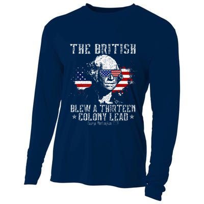 The British Blew A Thirteen Colony Lead 13 1776 4th Of July Cooling Performance Long Sleeve Crew
