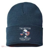The British Blew A Thirteen Colony Lead 13 1776 4th Of July Sustainable Knit Beanie
