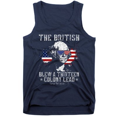 The British Blew A Thirteen Colony Lead 13 1776 4th Of July Tank Top