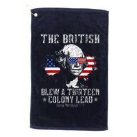 The British Blew A Thirteen Colony Lead 13 1776 4th Of July Golf Towel