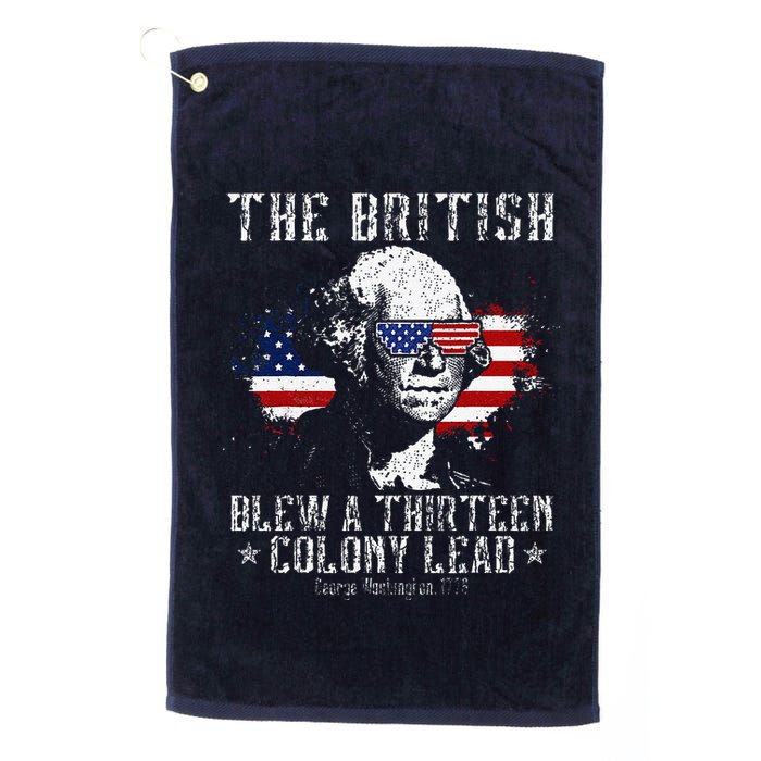 The British Blew A Thirteen Colony Lead 13 1776 4th Of July Golf Towel
