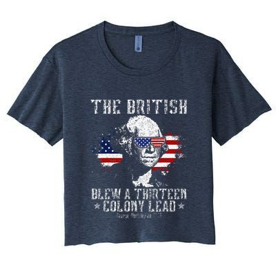The British Blew A Thirteen Colony Lead 13 1776 4th Of July Crop Top