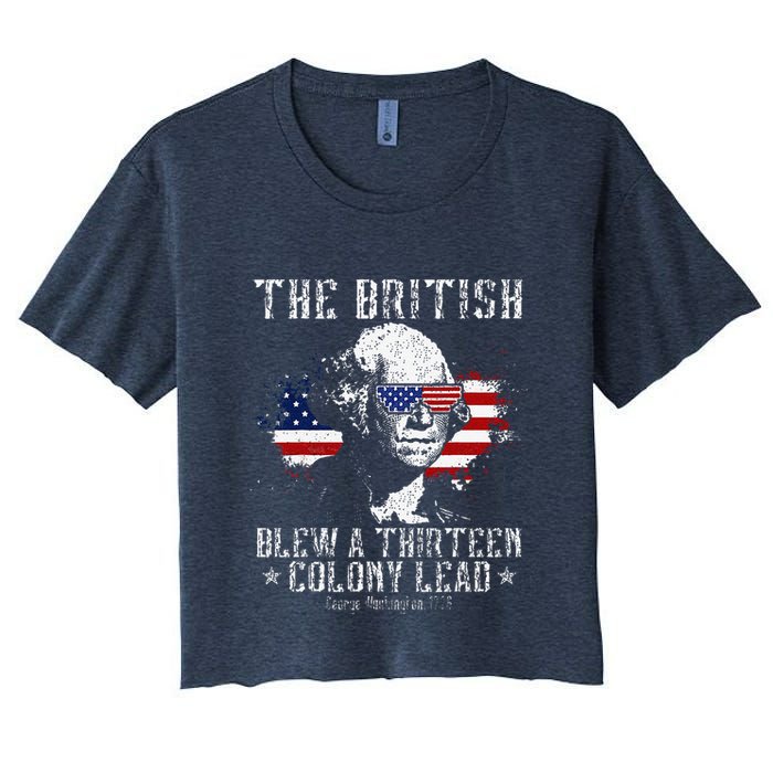 The British Blew A Thirteen Colony Lead 13 1776 4th Of July Crop Top