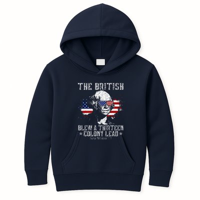 The British Blew A Thirteen Colony Lead 13 1776 4th Of July Kids Hoodie