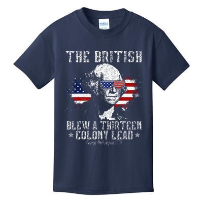 The British Blew A Thirteen Colony Lead 13 1776 4th Of July Kids T-Shirt