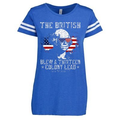 The British Blew A Thirteen Colony Lead 13 1776 4th Of July Enza Ladies Jersey Football T-Shirt