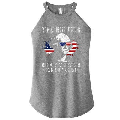 The British Blew A Thirteen Colony Lead 13 1776 4th Of July Women's Perfect Tri Rocker Tank