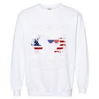 The British Blew A Thirteen Colony Lead 13 1776 4th Of July Garment-Dyed Sweatshirt