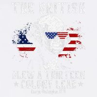 The British Blew A Thirteen Colony Lead 13 1776 4th Of July Garment-Dyed Sweatshirt