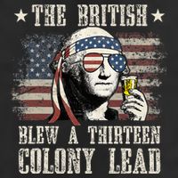 The British Blew A 13 Colony Lead 4th Of July Us Flag Cool Comfort Performance Bucket Hat