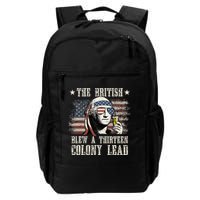 The British Blew A 13 Colony Lead 4th Of July Us Flag Backpack