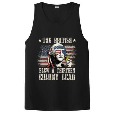 The British Blew A 13 Colony Lead 4th Of July Us Flag PosiCharge Competitor Tank