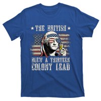 The British Blew A 13 Colony Lead 4th Of July Us Flag T-Shirt