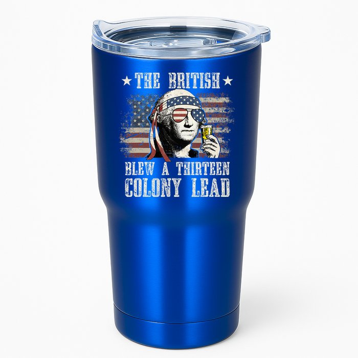 The British Blew A 13 Colony Lead 4th Of July Us Flag Tumbler