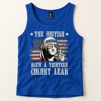 The British Blew A 13 Colony Lead 4th Of July Us Flag Tank Top