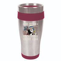 The British Blew A 13 Colony Lead 4th Of July Us Flag 16oz Travel Tumbler
