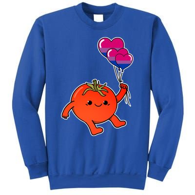 Tomato Balloon Bisexual Pride Gift Sweatshirt