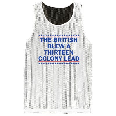 The British Blew A 13 Colony Lead Funny 4th Of July Funny Mesh Reversible Basketball Jersey Tank