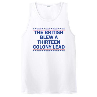 The British Blew A 13 Colony Lead Funny 4th Of July Funny PosiCharge Competitor Tank