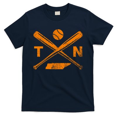 Tennessee Baseball Bats & Ball Classic Baseball Player T-Shirt