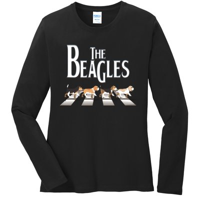 The Beagles Beagle Dog Funny For Beagle Lovers Funny Gift Ladies Long Sleeve Shirt