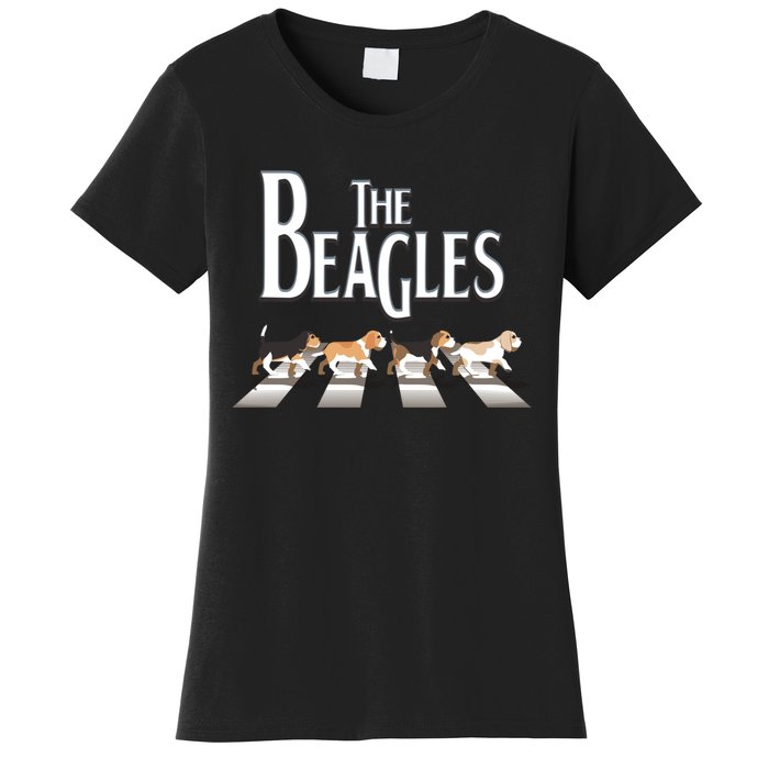 The Beagles Beagle Dog Funny For Beagle Lovers Funny Gift Women's T-Shirt