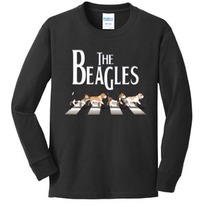 The Beagles Beagle Dog Funny For Beagle Lovers Funny Gift Kids Long Sleeve Shirt