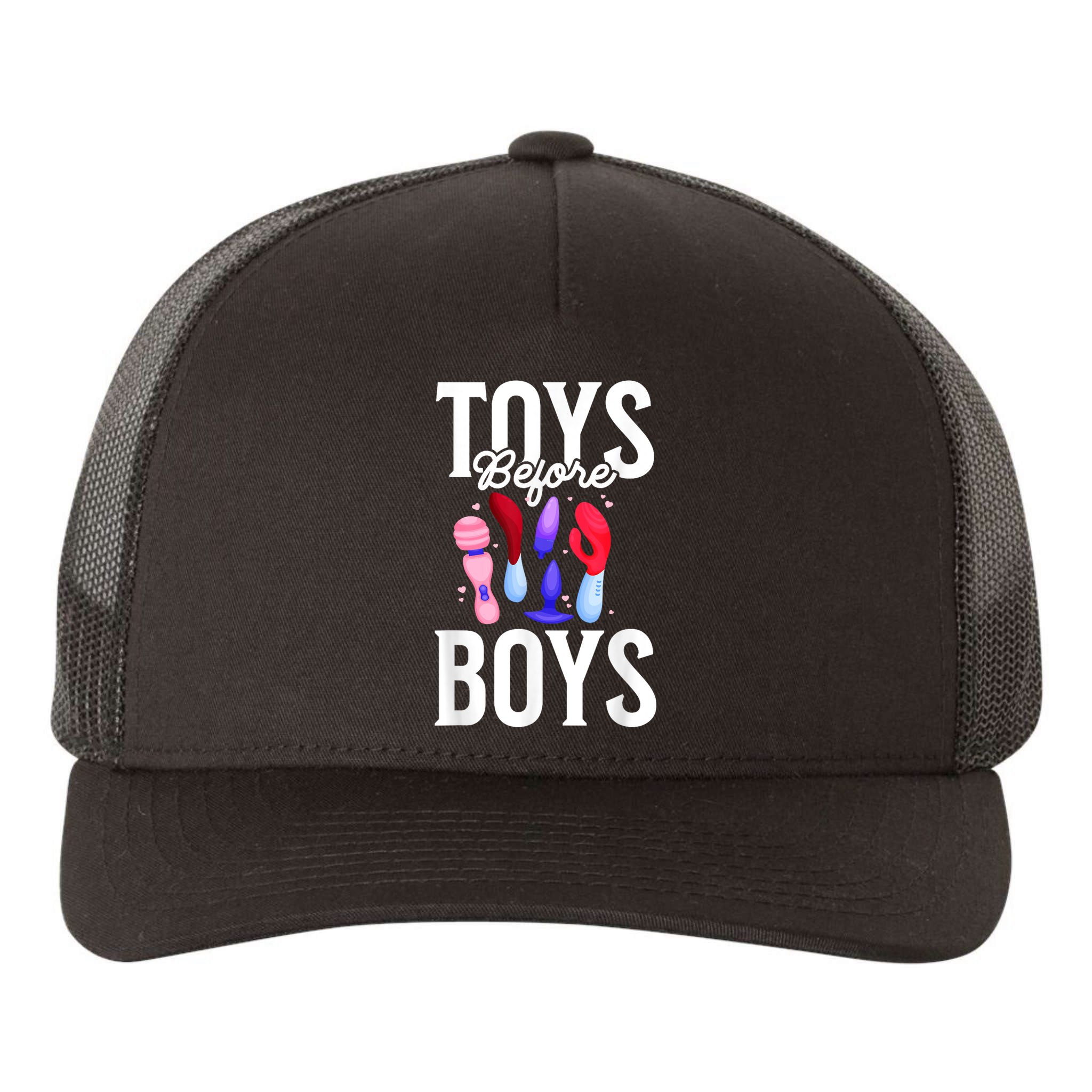 Toys Before Boy Funny Adult Humor Women Embarrassing Yupoong Adult 5-Panel Trucker Hat