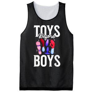 Toys Before Boy Funny Adult Humor Women Embarrassing Mesh Reversible Basketball Jersey Tank