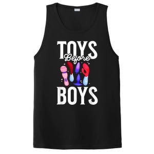 Toys Before Boy Funny Adult Humor Women Embarrassing PosiCharge Competitor Tank