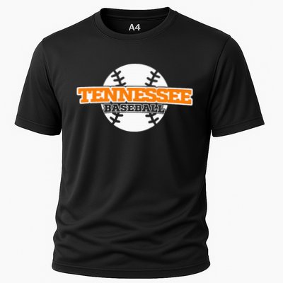 Tennessee Baseball Block Cooling Performance Crew T-Shirt