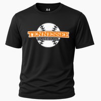Tennessee Baseball Block Cooling Performance Crew T-Shirt