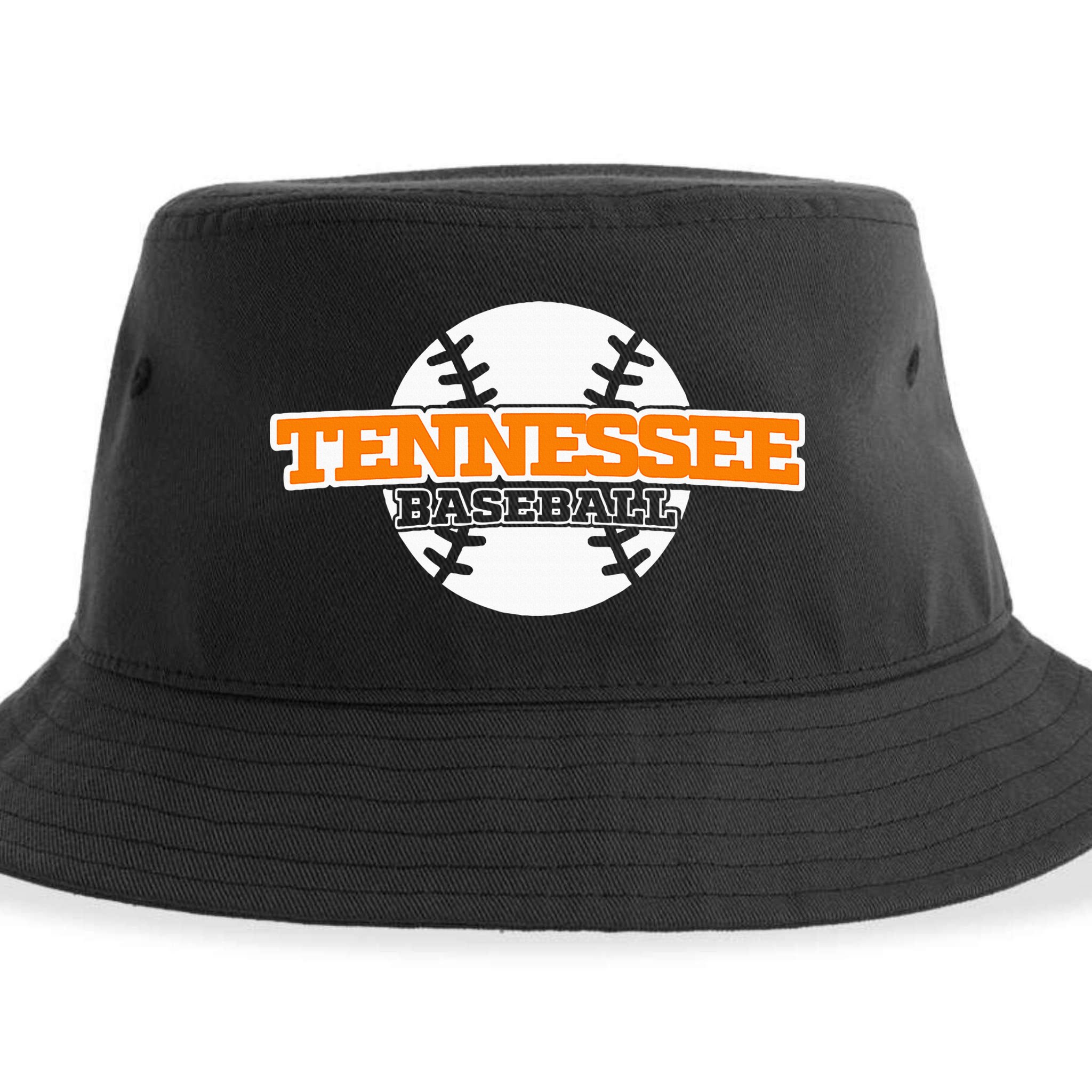 Tennessee Baseball Block Sustainable Bucket Hat