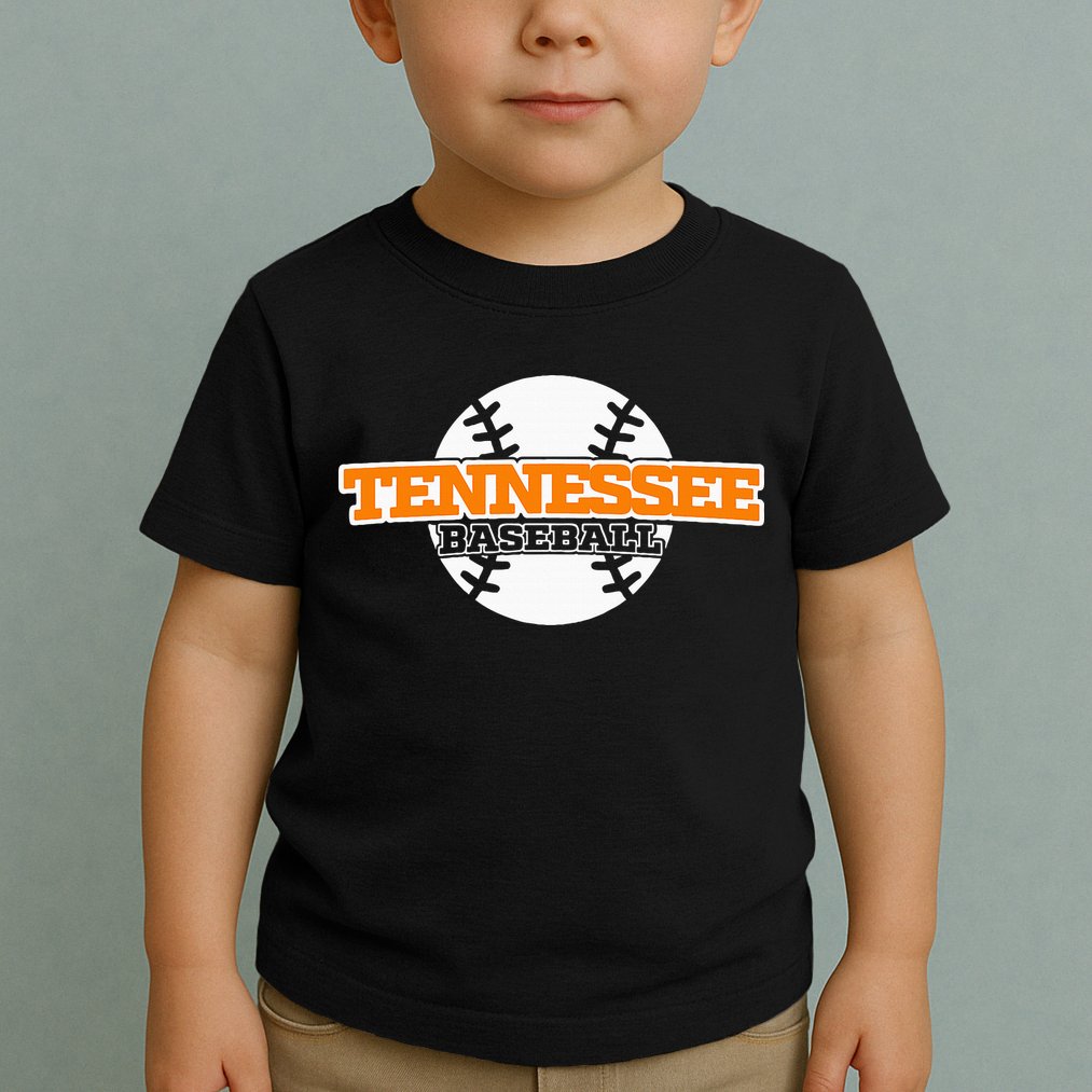 Tennessee Baseball Block Toddler T-Shirt