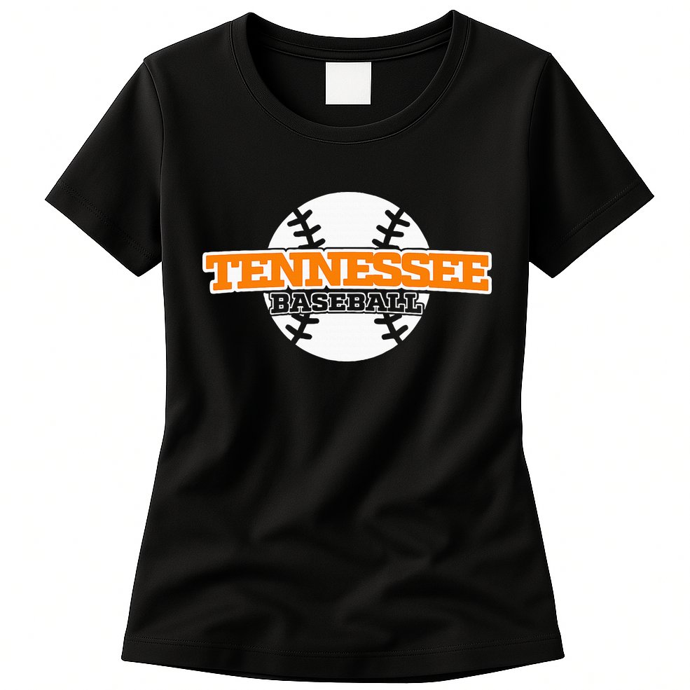 Tennessee Baseball Block Womens T-Shirt
