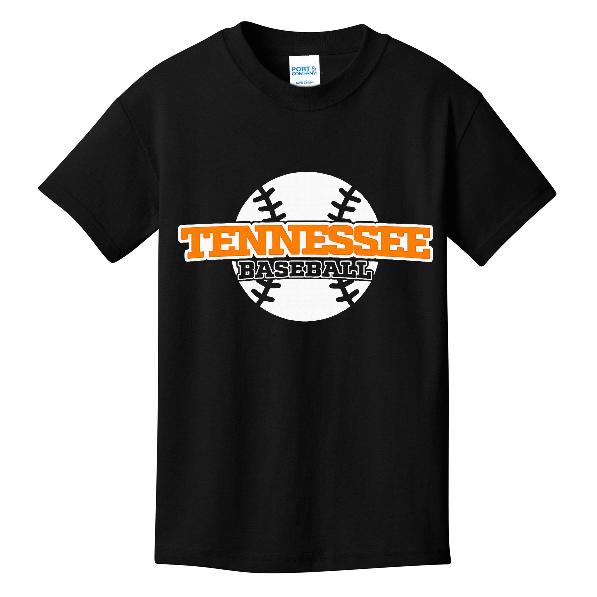 Tennessee Baseball Block Kids T-Shirt