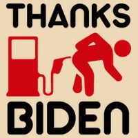 Thanks Biden Bend Over Gas Pump Prices Funny Drawstring Bag