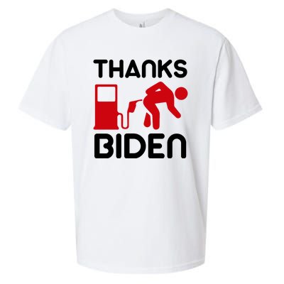 Thanks Biden Bend Over Gas Pump Prices Funny Sueded Cloud Jersey T-Shirt