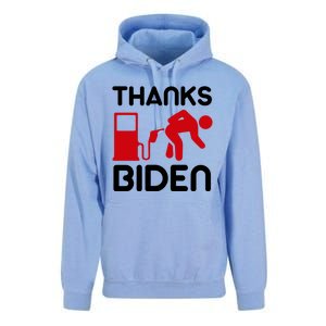 Thanks Biden Bend Over Gas Pump Prices Funny Unisex Surf Hoodie