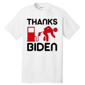 Thanks Biden Bend Over Gas Pump Prices Funny Tall T-Shirt