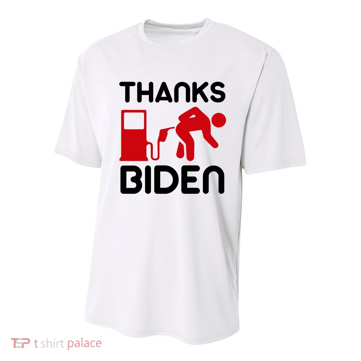 Thanks Biden Bend Over Gas Pump Prices Funny Youth Performance Sprint T-Shirt