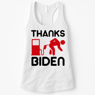 Thanks Biden Bend Over Gas Pump Prices Funny Womens Tank Top