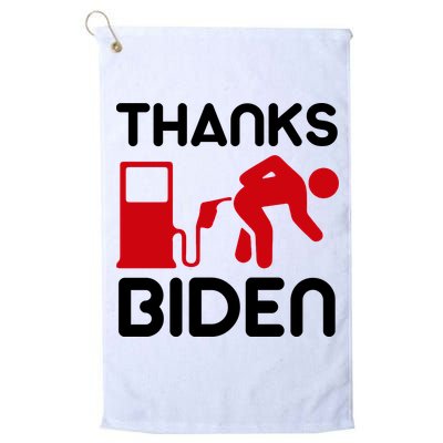 Thanks Biden Bend Over Gas Pump Prices Funny Golf Towel