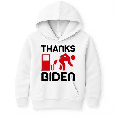 Thanks Biden Bend Over Gas Pump Prices Funny Kids Hoodie