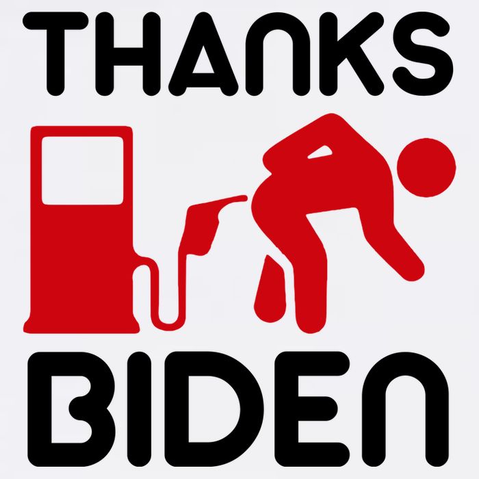 Thanks Biden Bend Over Gas Pump Prices Funny Short Acrylic Beanie