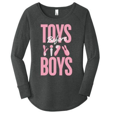 Toys Before B.O.Y.S Women's Perfect Tri Tunic Long Sleeve Shirt